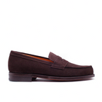 Brown Suede Leather Renzo Tassel Loafer