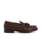 Brown Leather Pietro Tassel Loafer