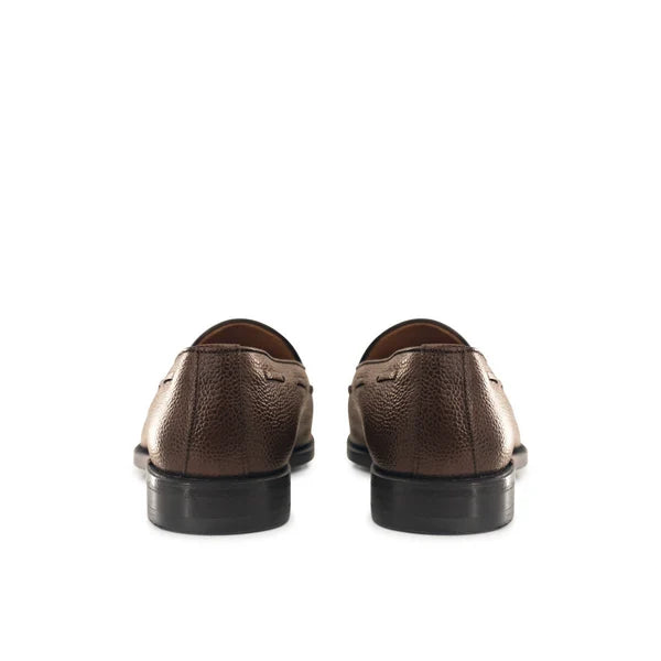 Brown Leather Pietro Tassel Loafer