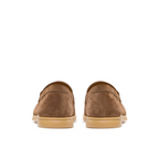 Beige Suede Leather Massimo Penny Loafer
