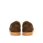 Brown Suede Leather Stefano Penny Loafer